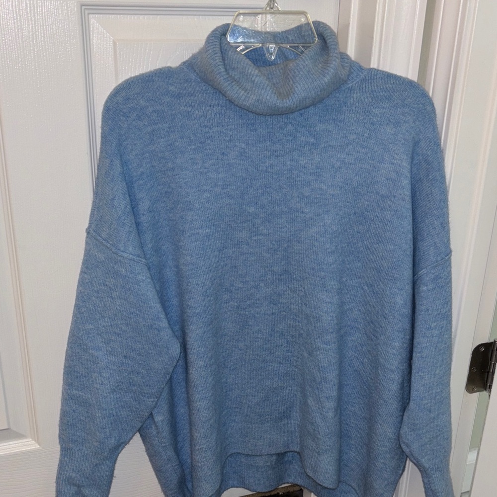 Vince Camuto Cozy and Soft Blue  Women's Sweater